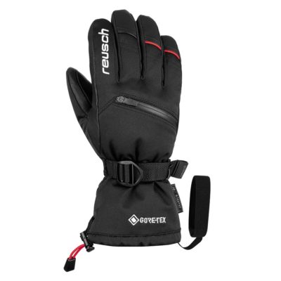 Guanti Portiere Reusch Worldcup Warrior GS Junior - Nero/Rosso Flu&ograve;